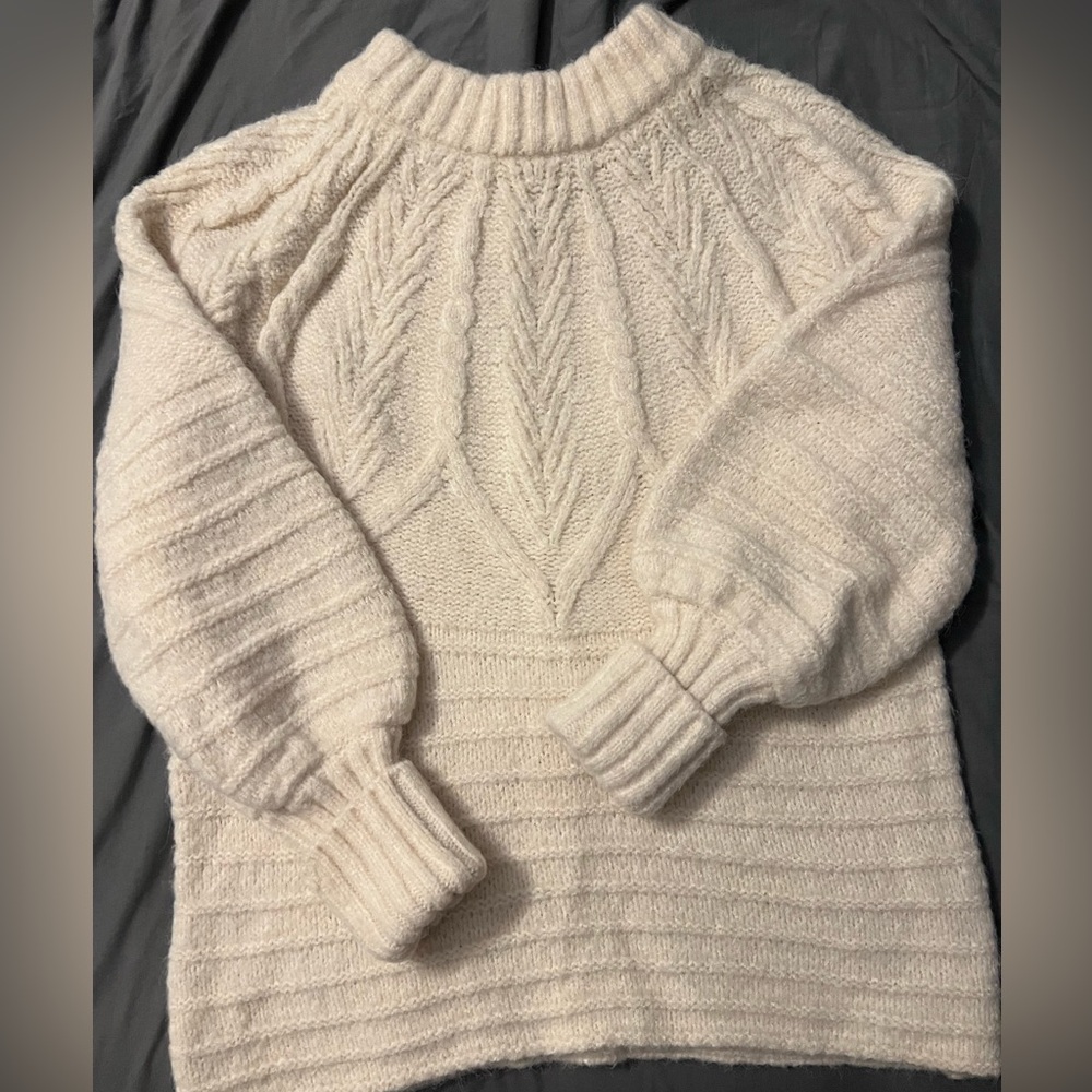 Cream sweater